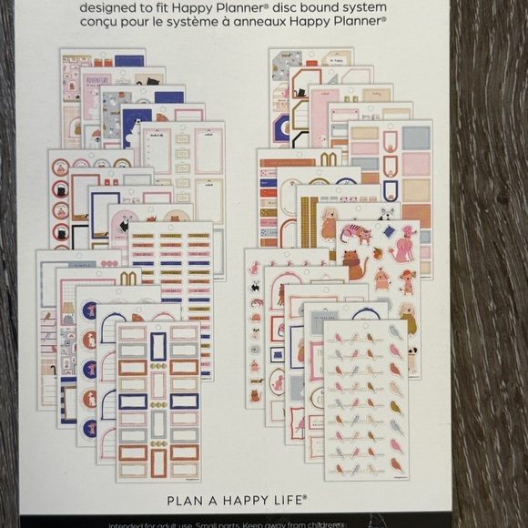 Happy Planner Horizontal Calendar/Planner Butterfly and Floral Stickers - Picture 14 of 14